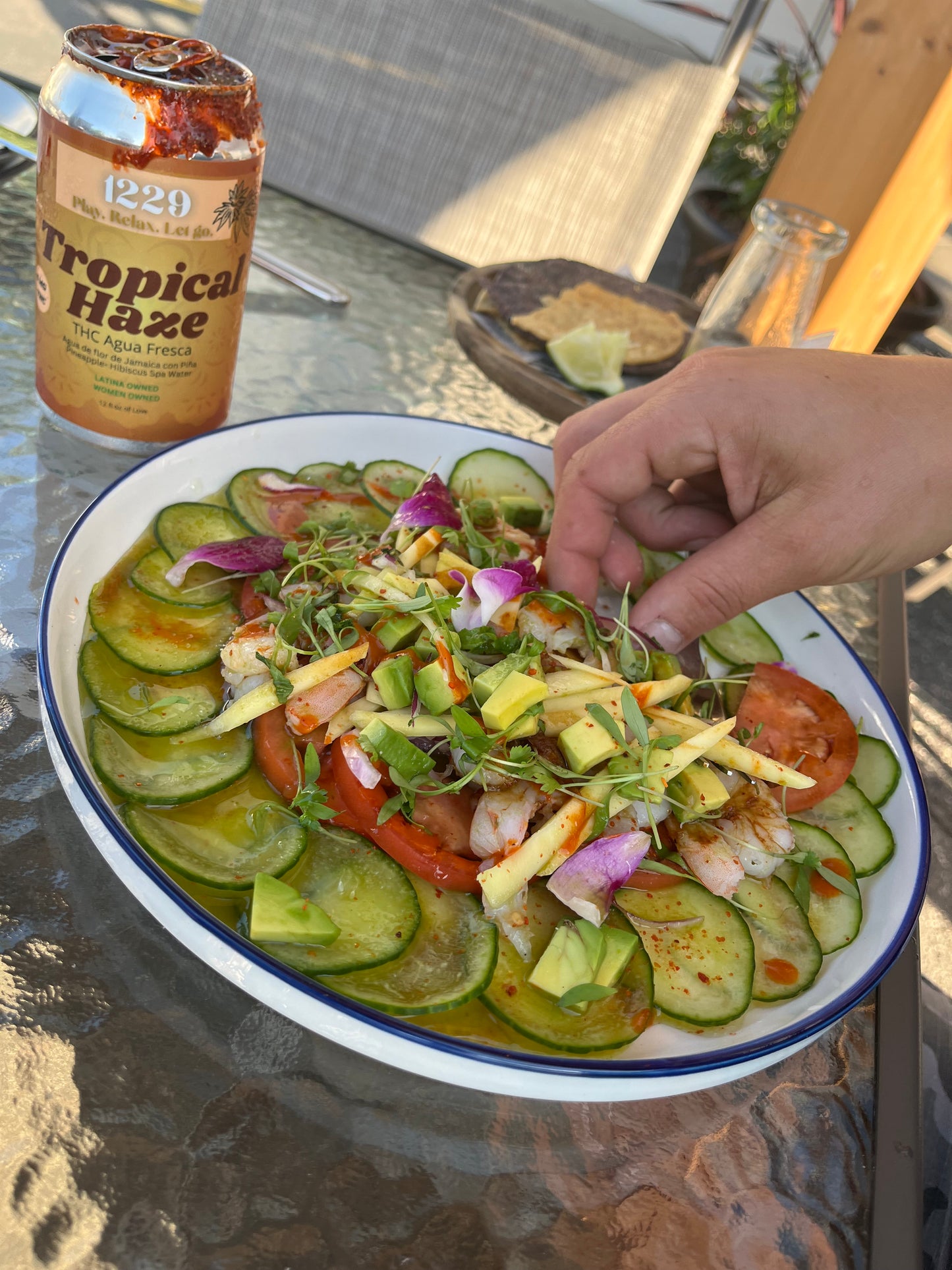 1229: Tropical Haze THC Agua Fresca